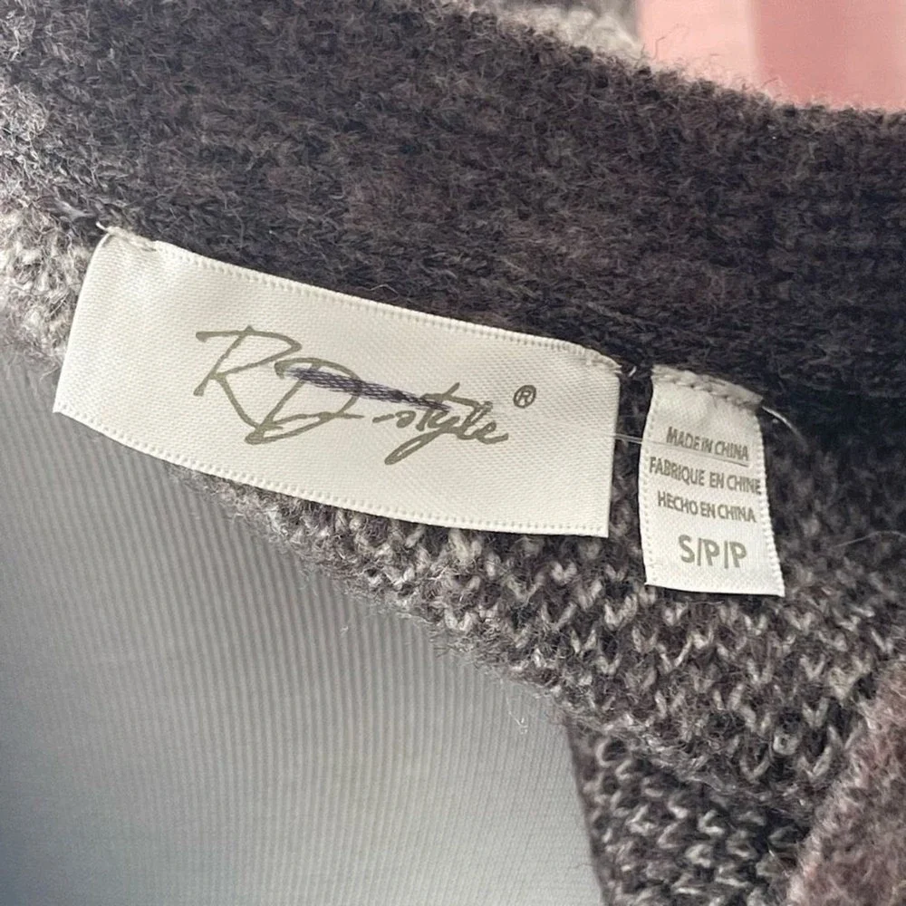 NWT RD Style Leopard Print Cardigan Sweater